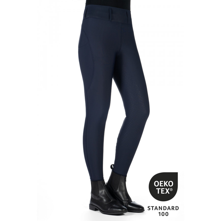 Riding leggings -Jil High Waist- sil. full seat