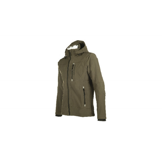 giacca soft shell verde