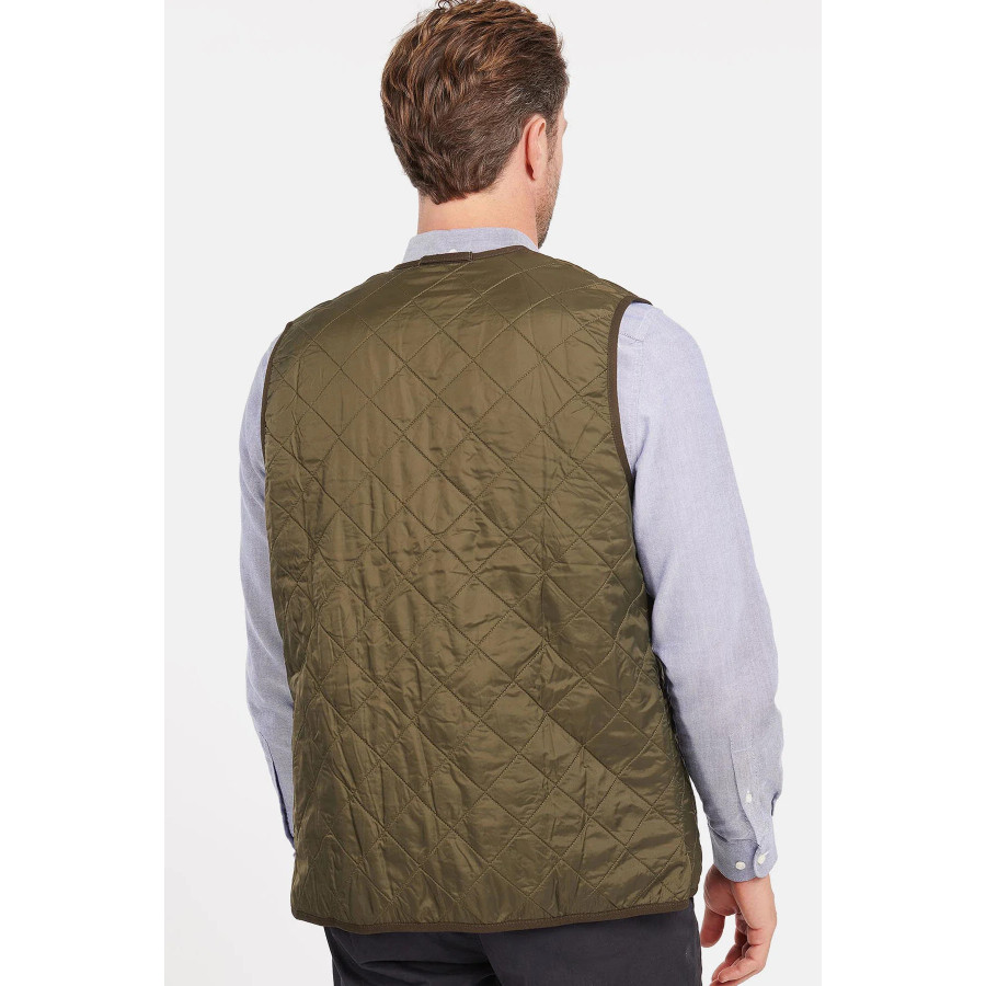 Barbour gilet trapuntato/fodera con zip Polarquilt