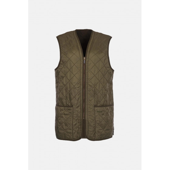 Barbour gilet trapuntato/fodera con zip Polarquilt