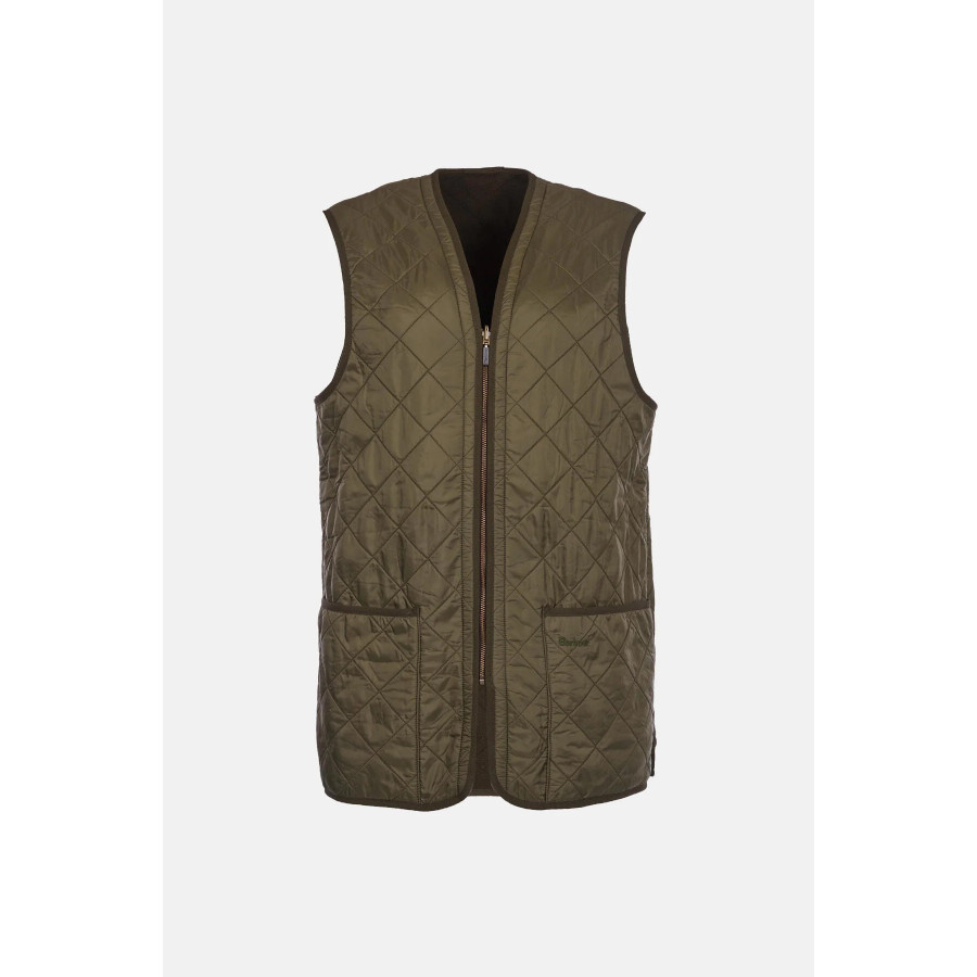Barbour gilet trapuntato/fodera con zip Polarquilt