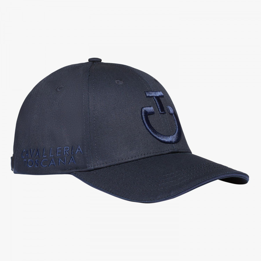 Cappello in cotone Cavalleria Toscana con logo ricamato Cappello in cotone Cavalleria Toscana con logo ricamato