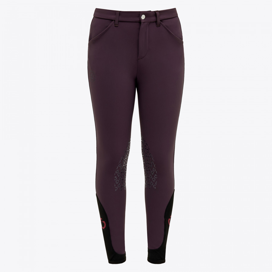 Pantaloni Cavalleria Toscana unisex da bambino jumping grip al ginocchio