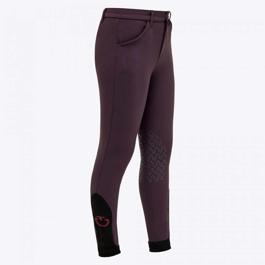 Pantaloni Cavalleria Toscana unisex da bambino jumping grip al ginocchio