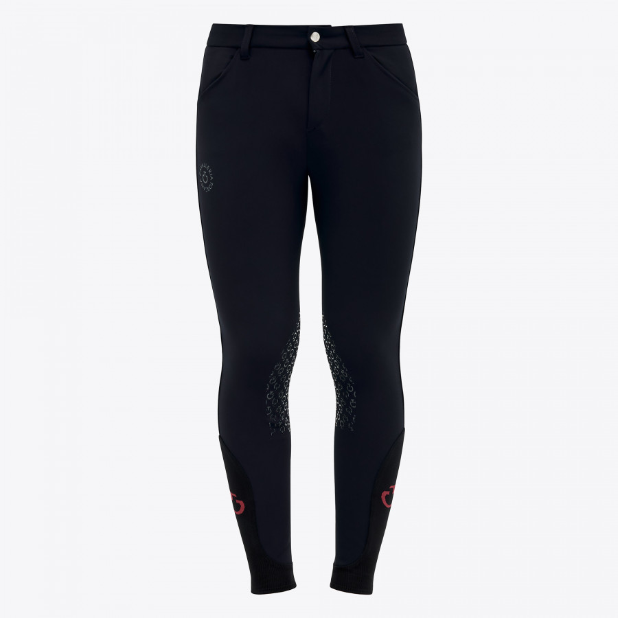 Pantaloni Cavalleria Toscana unisex da bambino jumping grip al ginocchio